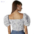 2Xtremz Lace V-Neck Puff Short Sleeves Blouse for Women - Safqqa Egypt
