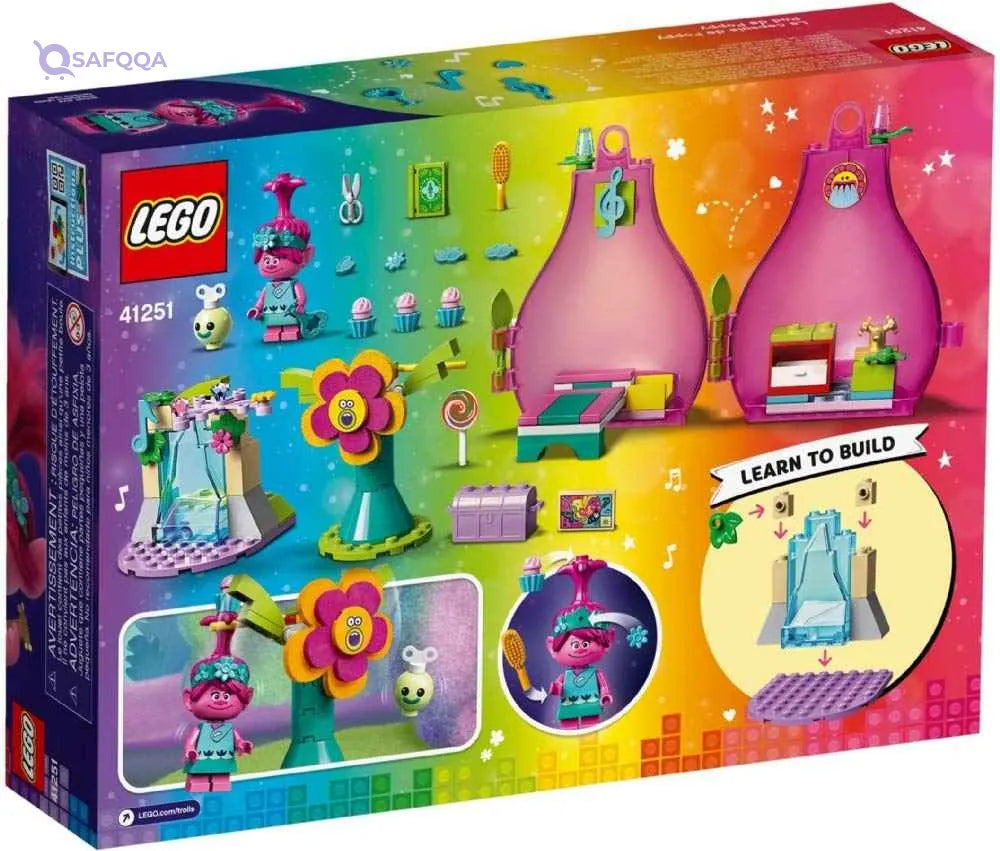 LEGO Trolls World Tour Poppy’s Pod 41251 Trolls Toy Playhouse Building Kit with Poppy Troll Minifigure, New 2020 (103 Pieces) - Safqqa