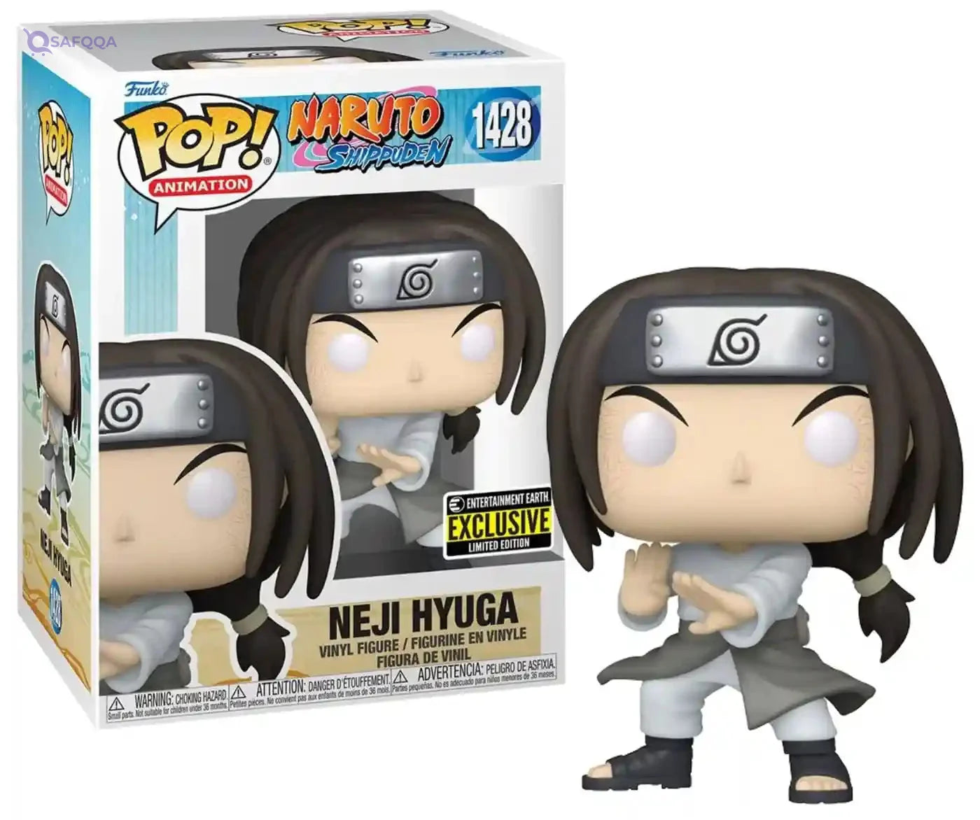 Funko Pop! Animation: Naruto Shippuden - Neji Hyuga Common - Safqqa