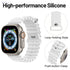 Silicone strap compatible with Apple Watch Ultra - Safqqa