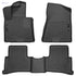 Husky Liners Weatherbeater | Fits 2019-2021 Hyundai Tucson, Fits 2017-2022 Kia Sportage, Front & 2nd Row Liners - Black, 3 pc. | 99891 - Safqqa