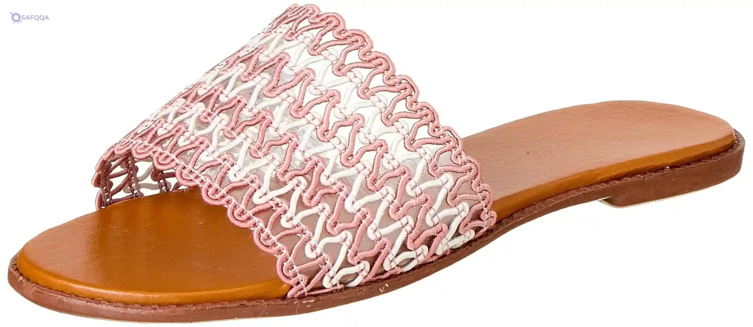 sway 1 c.m slippers,cotton lace fabric strap, - Safqqa Egypt