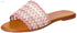 sway 1 c.m slippers,cotton lace fabric strap, - Safqqa Egypt