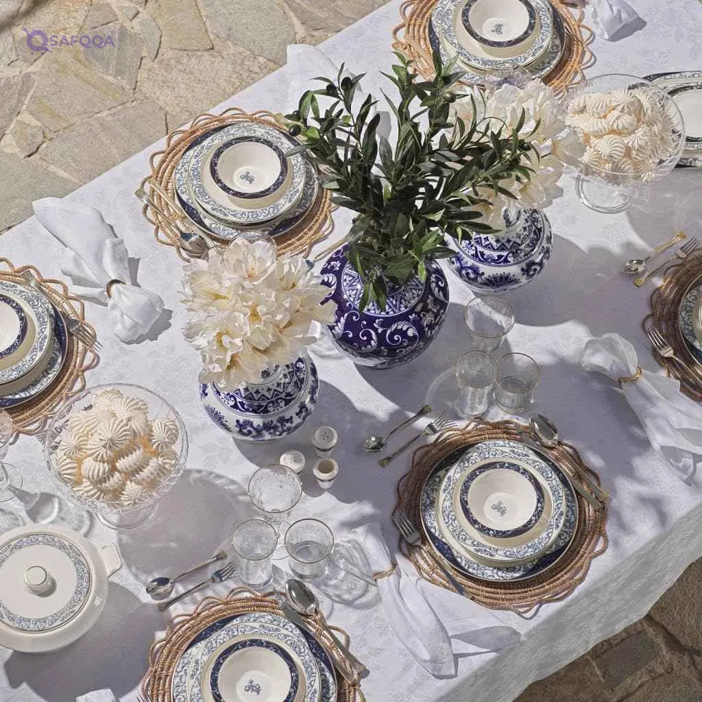 Schäfer Tılsım Lace 60-Piece Dinner Set - Safqqa