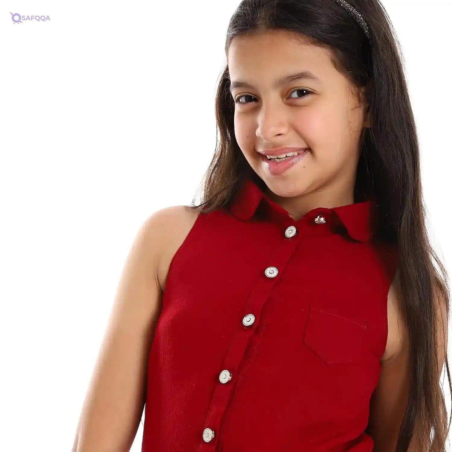 Andora Girls Tie-able Lace-35S23G30320 Blouse - Safqqa Egypt