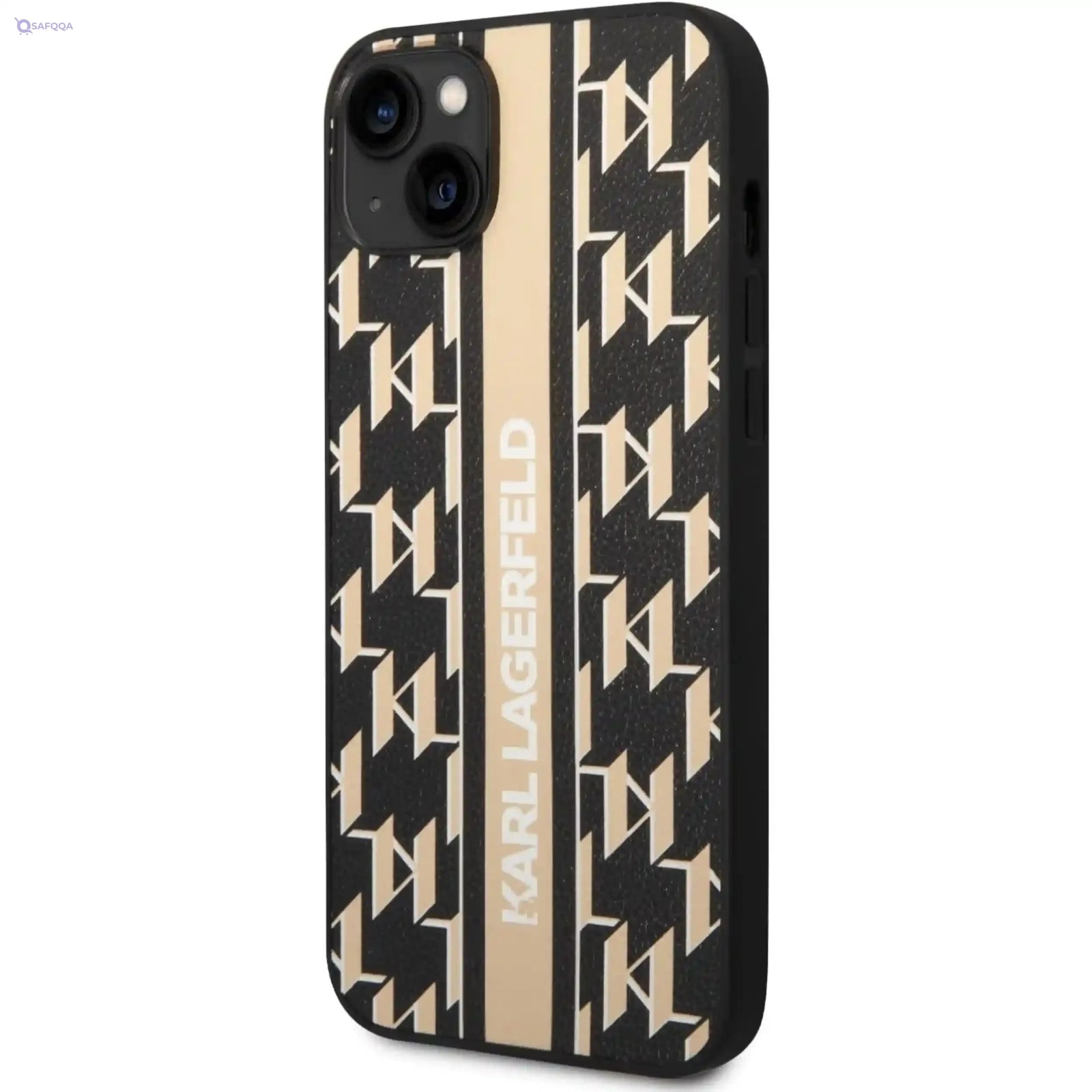 Karl Lagerfeld Cover for iPhone 14 Plus 6.7 Inch Brown - Safqqa