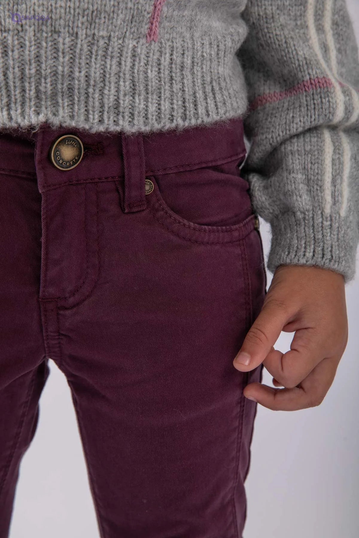 Concrete  Pants For Girls Durable material suitable for daily use - Safqqa