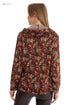 Jamila  Casual Printed Hoodie For Women,Long sleeves with ribbed cuffs for a snug, comfortable fit.. - Safqqa