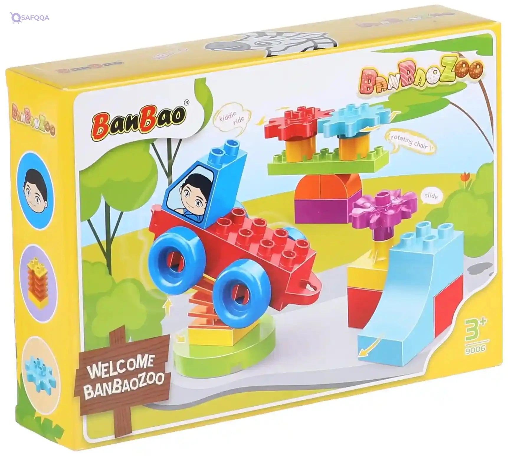 BanBao Zoo Playground Big Blocks for Toddlers - Safqqa Egypt