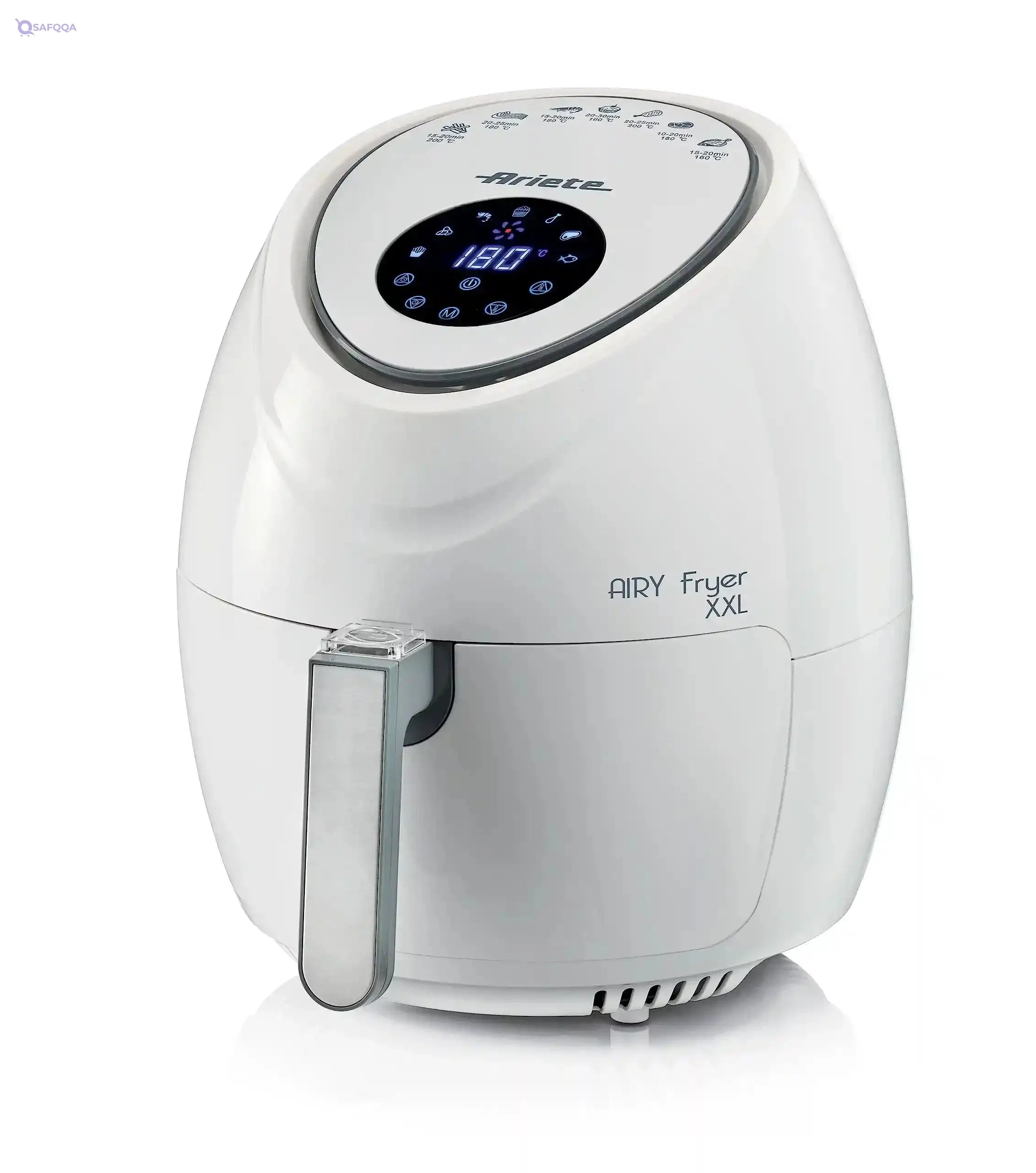 Ariete 4618 XXL Air Fryer – 7L Capacity, 1800W, 200°C Max, Timer Function - Safqqa