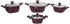 Top Chef 10-Piece Square Granite Cookware Set – Non-Stick & Durable (Pots 18/20/24/28 + Pan 26 + Tray 26 cm) - Safqqa