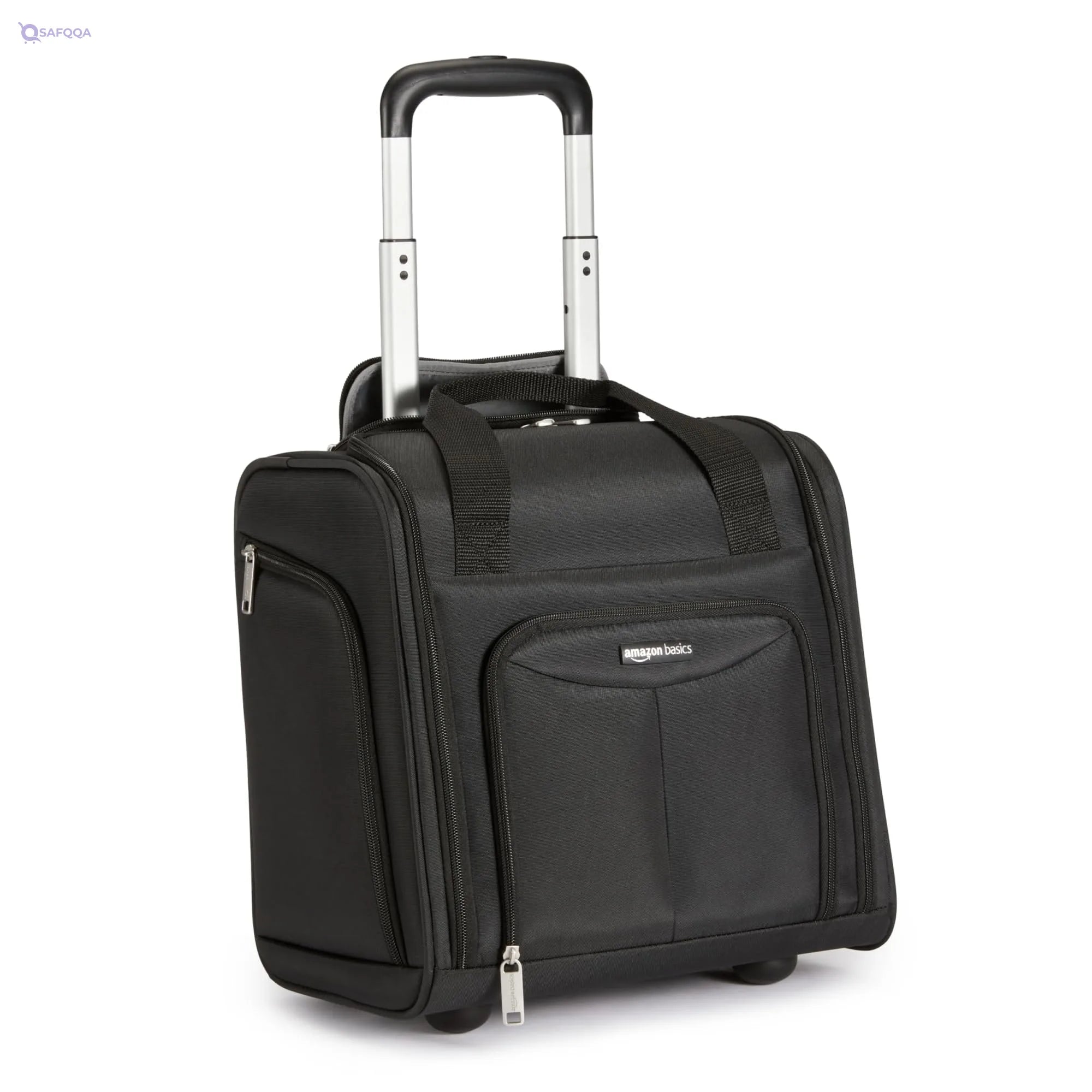 Rolling Carry-On Suitcase – Portable Travel Bag - Safqqa