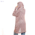 JAMILA Women’s Hooded Winter Cardigan Sweater – Open Neckline - Safqqa