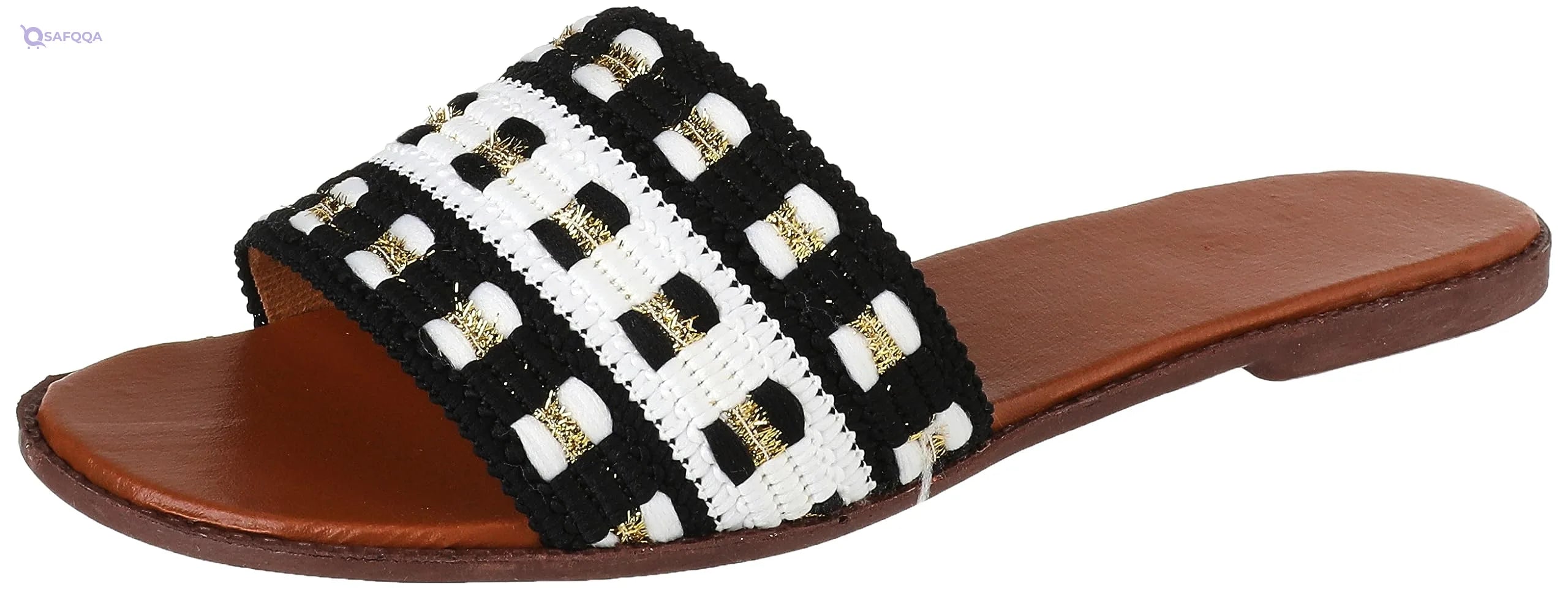 SWAY Flat  Slide Slipper For Women ,Open flat slide design for easy slip-on and removal. - Safqqa