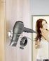 WENKO Turbo-Loc® Hair Dryer Holder, Steel, Cosmetic Styling Tool Organizer for Bathroom, Home Bedroom Accessory, 14 x 7.5 x 11.5 cm, - Safqqa Egypt