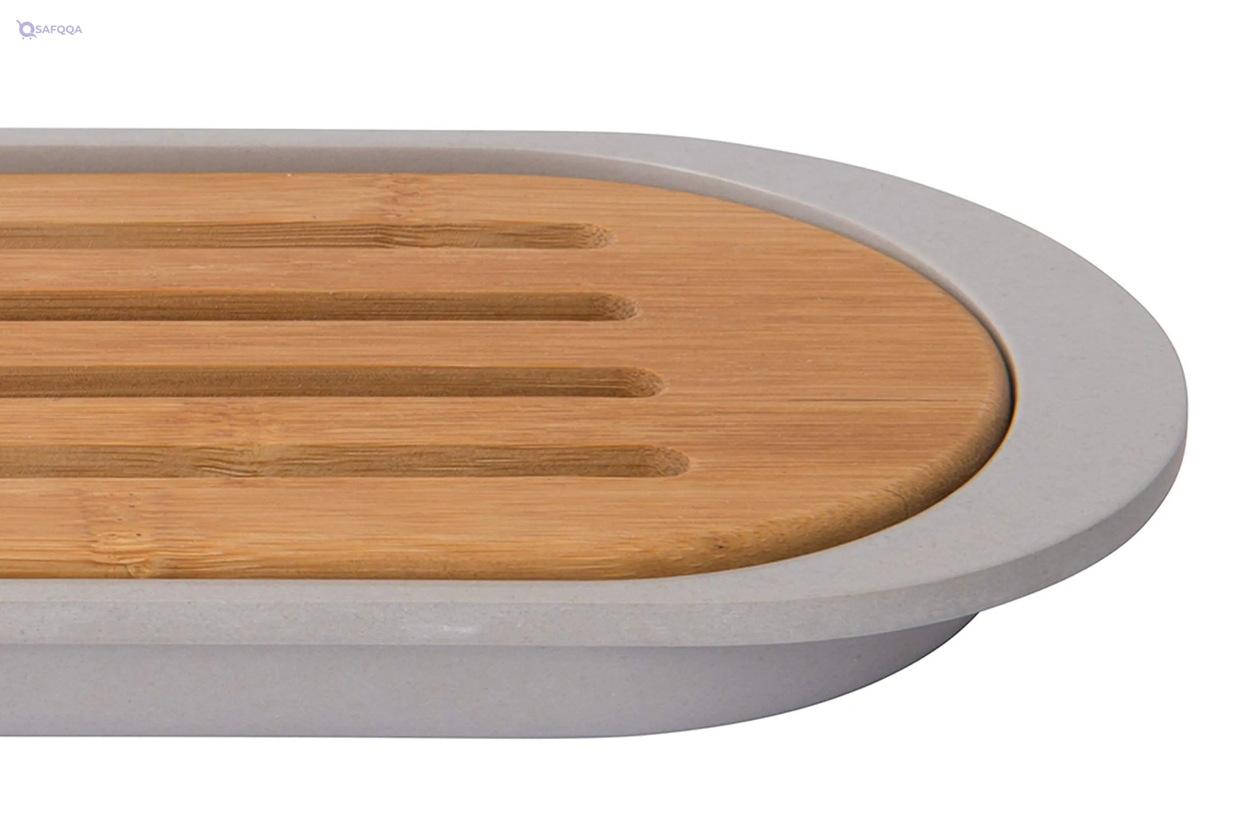 Berghoff Bamboo Baguette Cutting Board with Crumb Tray - Safqqa