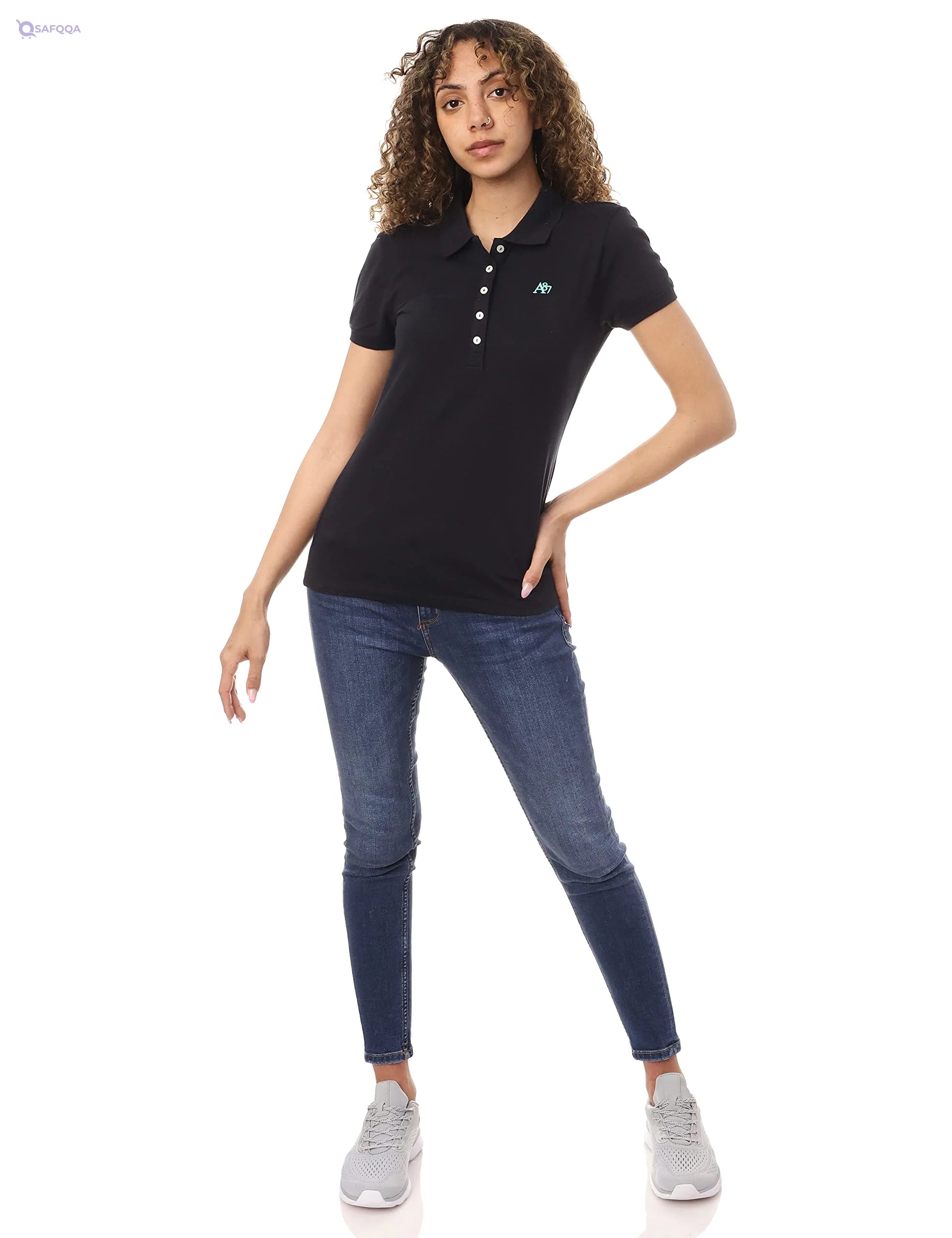 Aeropostale T-Shirts For Womens , Black Modern and stylish casual design - Safqqa