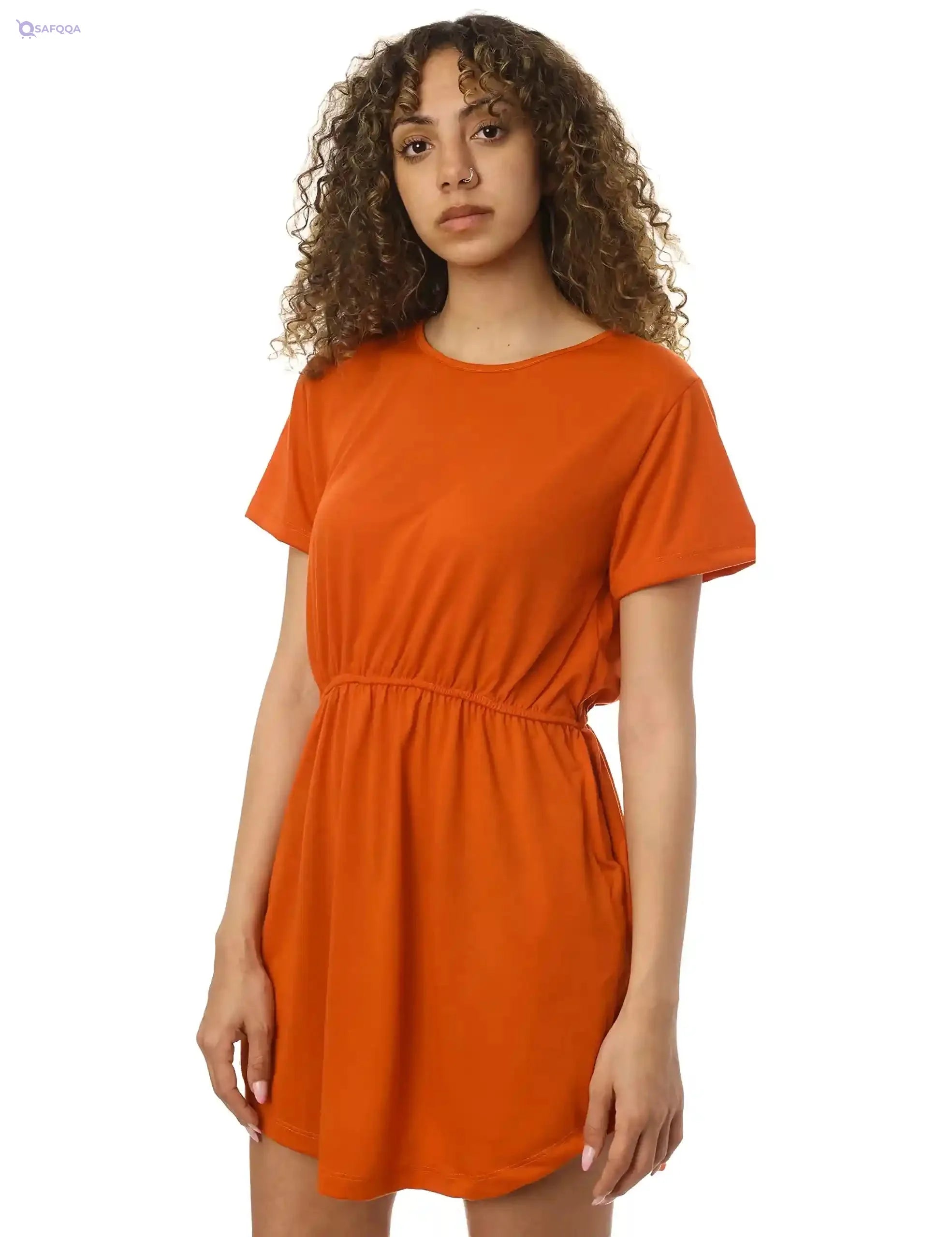 JAMILA Women Women Full Sleeves Elasticated Waist Blouse SHIRT - Safqqa Egypt