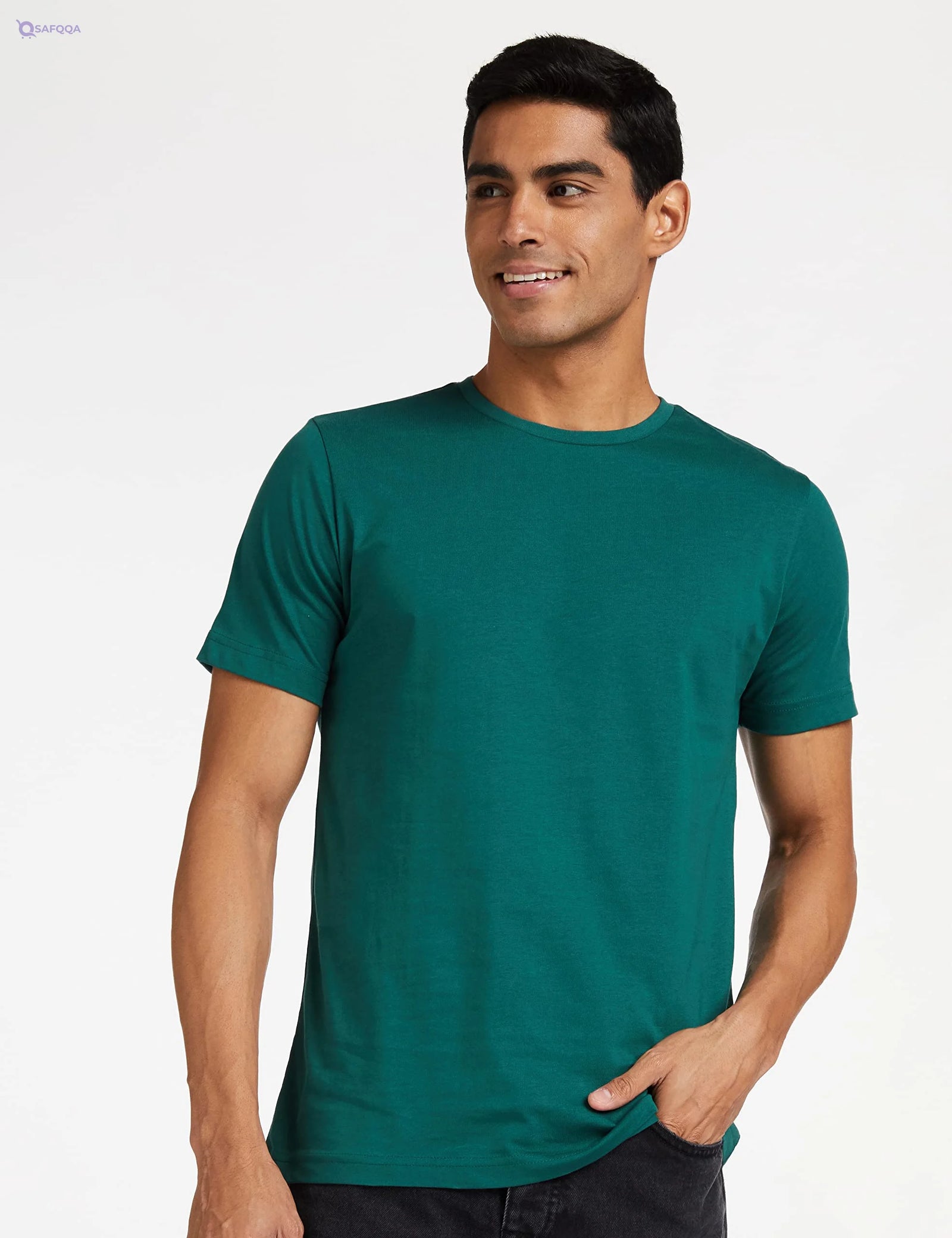 Symbol Men’s Regular Fit Plain T-Shirt - Safqqa