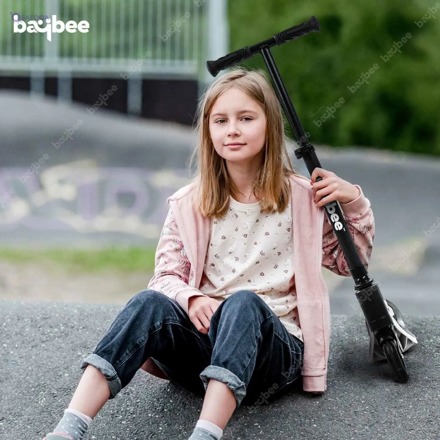 Baybee Dracarys Skate Scooter for Kids, 2 Wheel Kids Scooter with Three Height Adjustable Handle, Flashing LED PU Wheels & Rubber Deck | Kick Runner Scooter for Kids 3 to 8 Years Boys &Girls-The front wheel light works, but the rear wheel light does not. - Safqqa