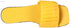 OX Faux Leather Yellow Slides OX005 For women, - Safqqa Egypt