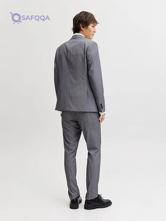 Jack & Jones Jprfranco Suit NOOS Men's Costume – Light Grey Heather, Super Slim Fit - Safqqa