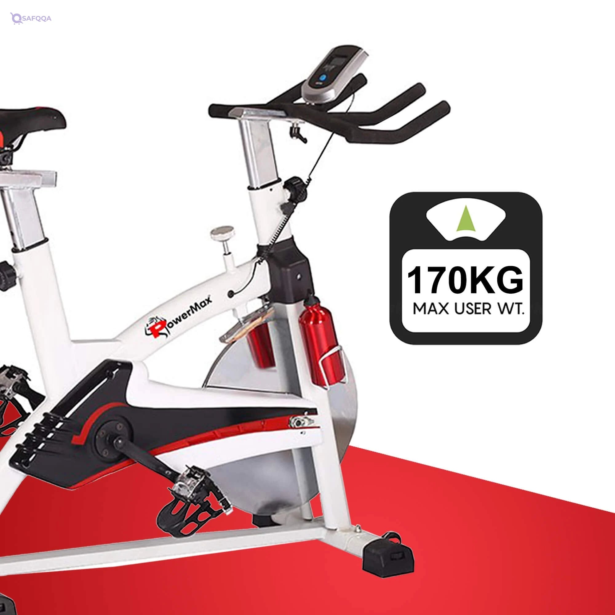 Powermax Fitness BS-2070C Semi-Commercial Spin Bike - Safqqa