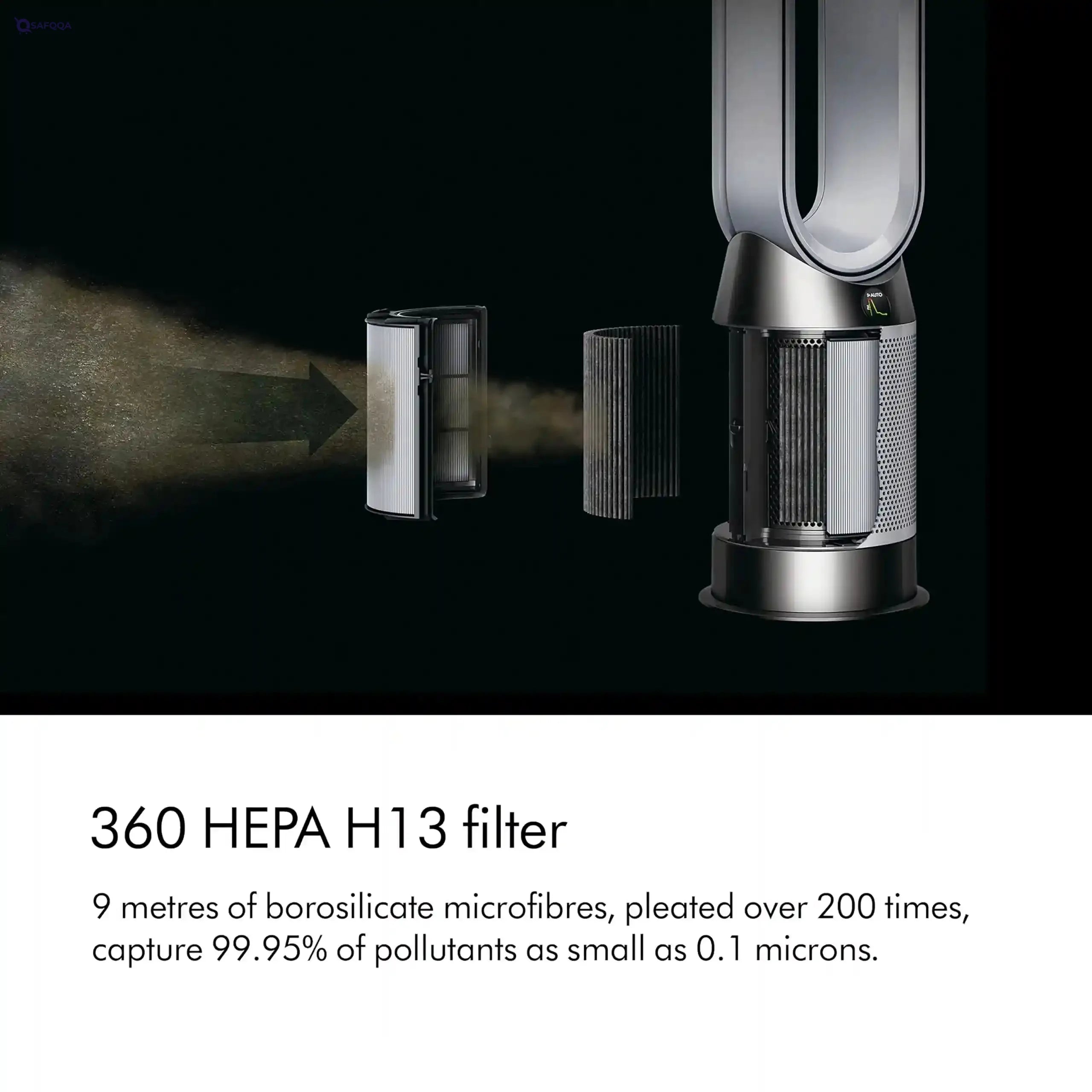 Dyson Purifier Hot+Cool™ Gen1 HP10 Heater & Air Purifier – White (Model 454856-01) – Without Box - Safqqa Egypt