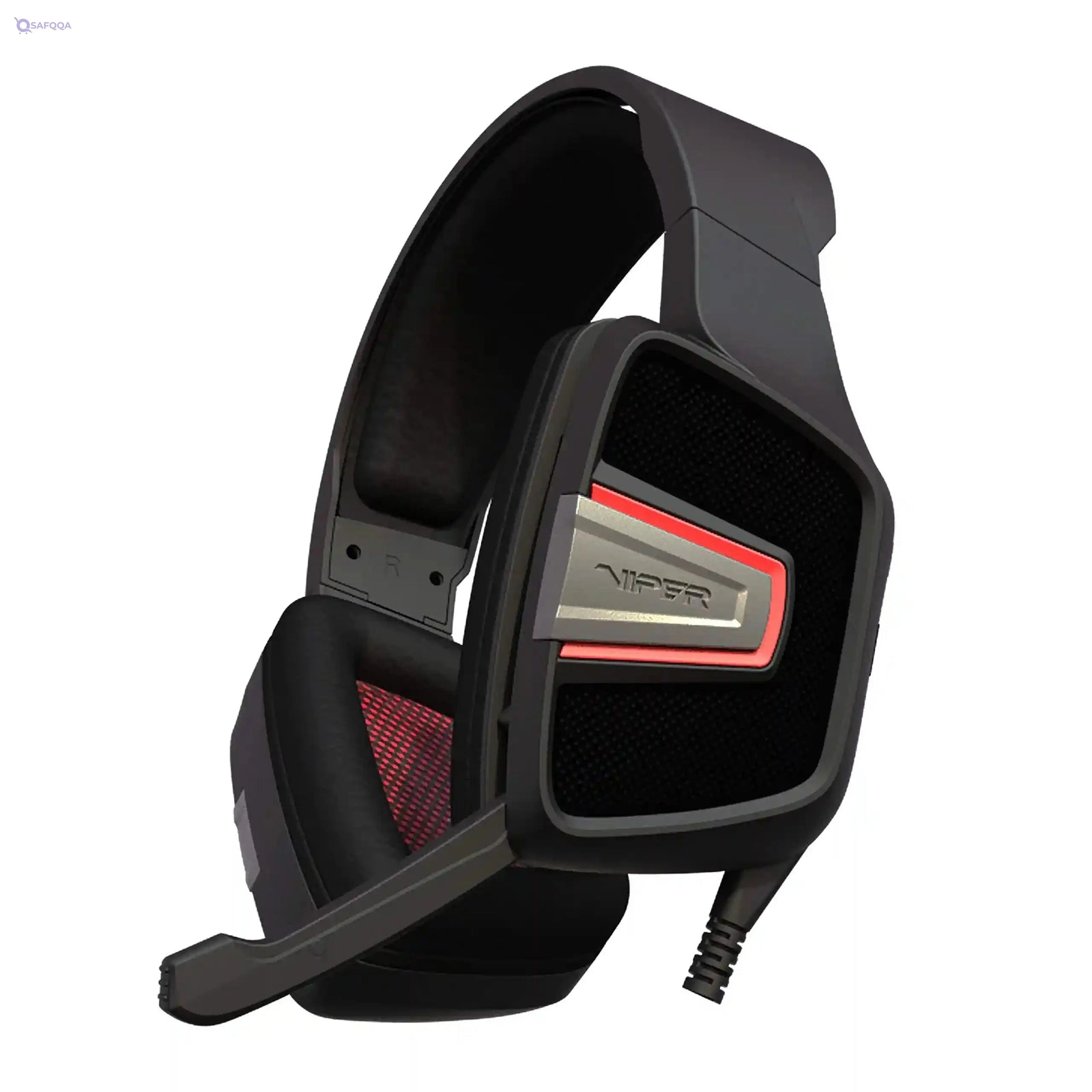 Patriot Memory V330 Stereo Wired Gaming Headset - Superb Sound and Comfort - On-Earcup Control - 50MM Drivers - Foldable Microphone - Multi Platform Headphone - Safqqa