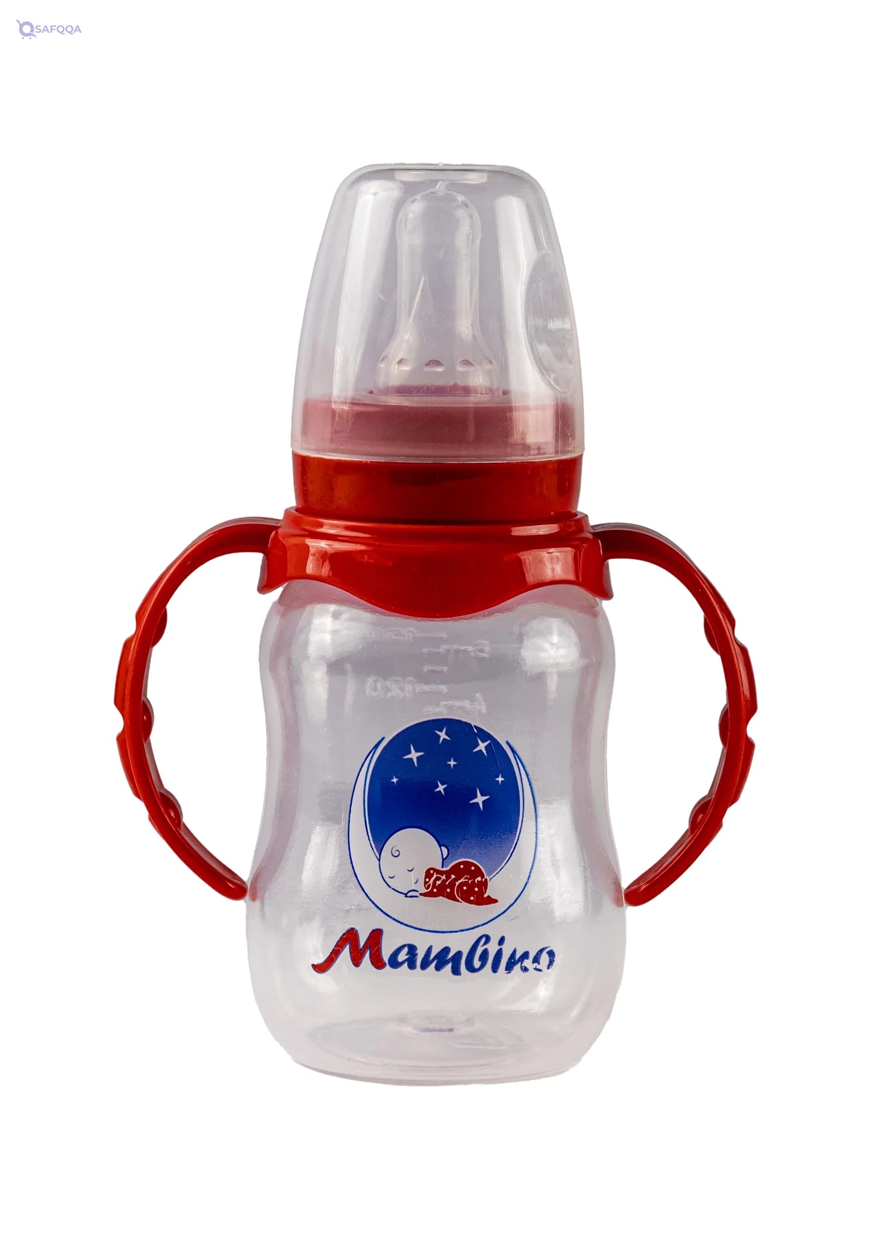 MAMBINO Baby Bottle With Hand  ,150 ml ,4month - Safqqa