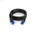 KabelDirekt 5-meter cable transmitting internet at 1 gigabit per second, black/blue - Safqqa