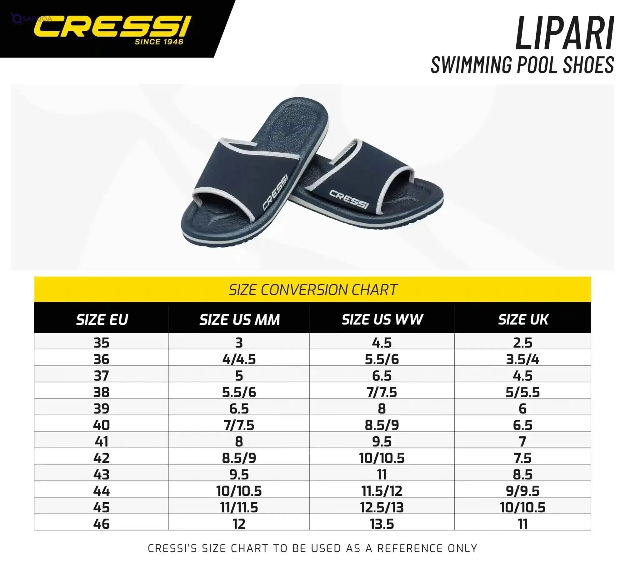 CRESSI Slipper For Boy Perfect for beach, pool, or everyday use - Safqqa
