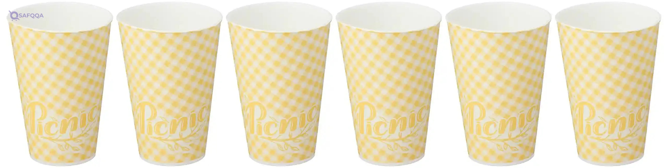 32-Piece Plastic Picnic Set with Storage Box - Safqqa