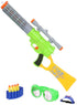 Awlad Farghaly 580A Large Gun Set with Goggles and Foam Darts, Multi Color - Safqqa