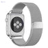 For smart watch milanese loop band 44mm for smart iwatch - silver - Safqqa Egypt