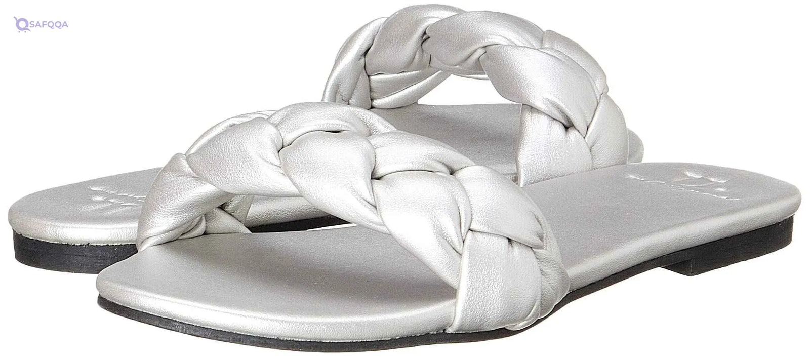 U By Misura Braided Strap Slides Slippers for Women - Safqqa Egypt