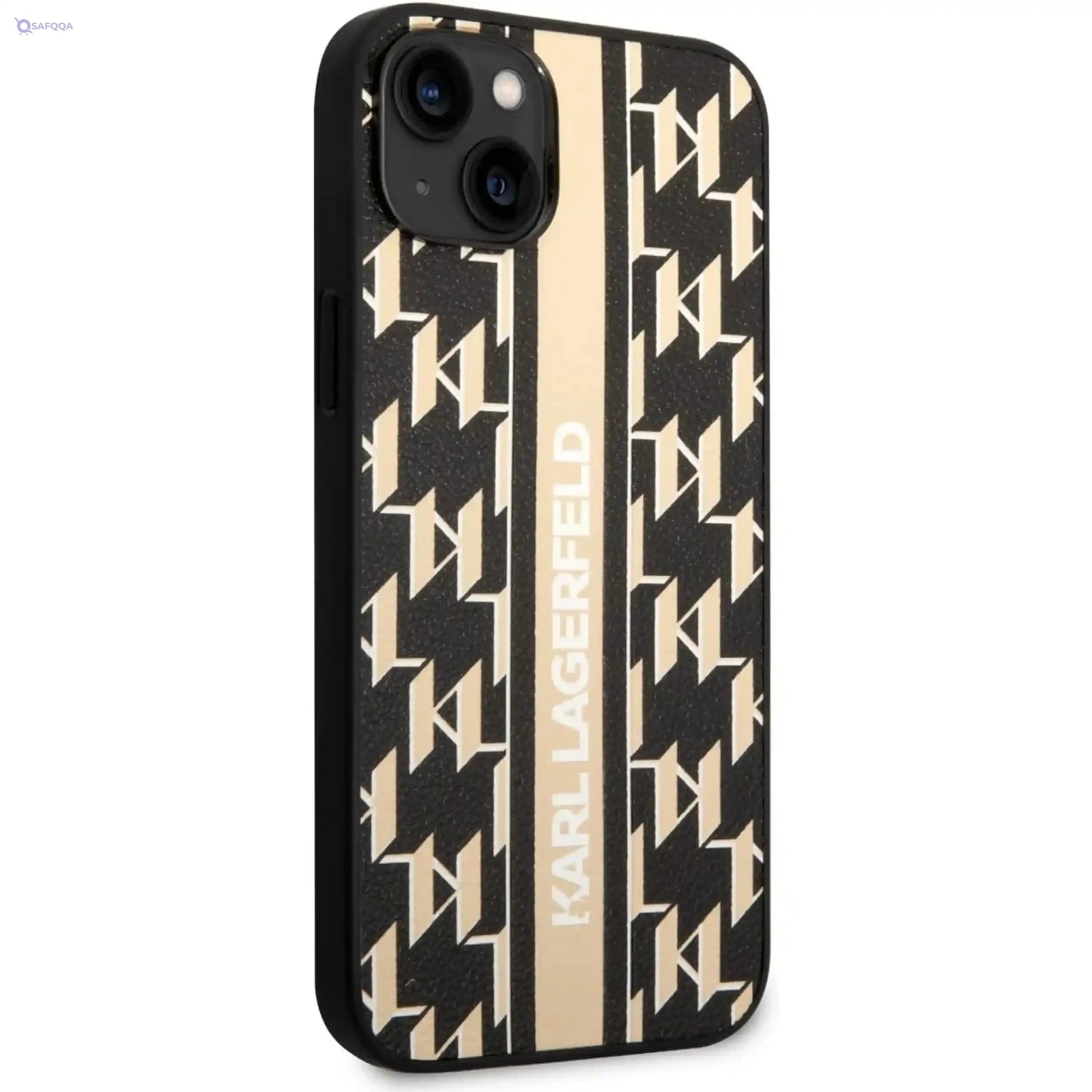 Karl Lagerfeld Cover for iPhone 14 Plus 6.7 Inch Brown - Safqqa