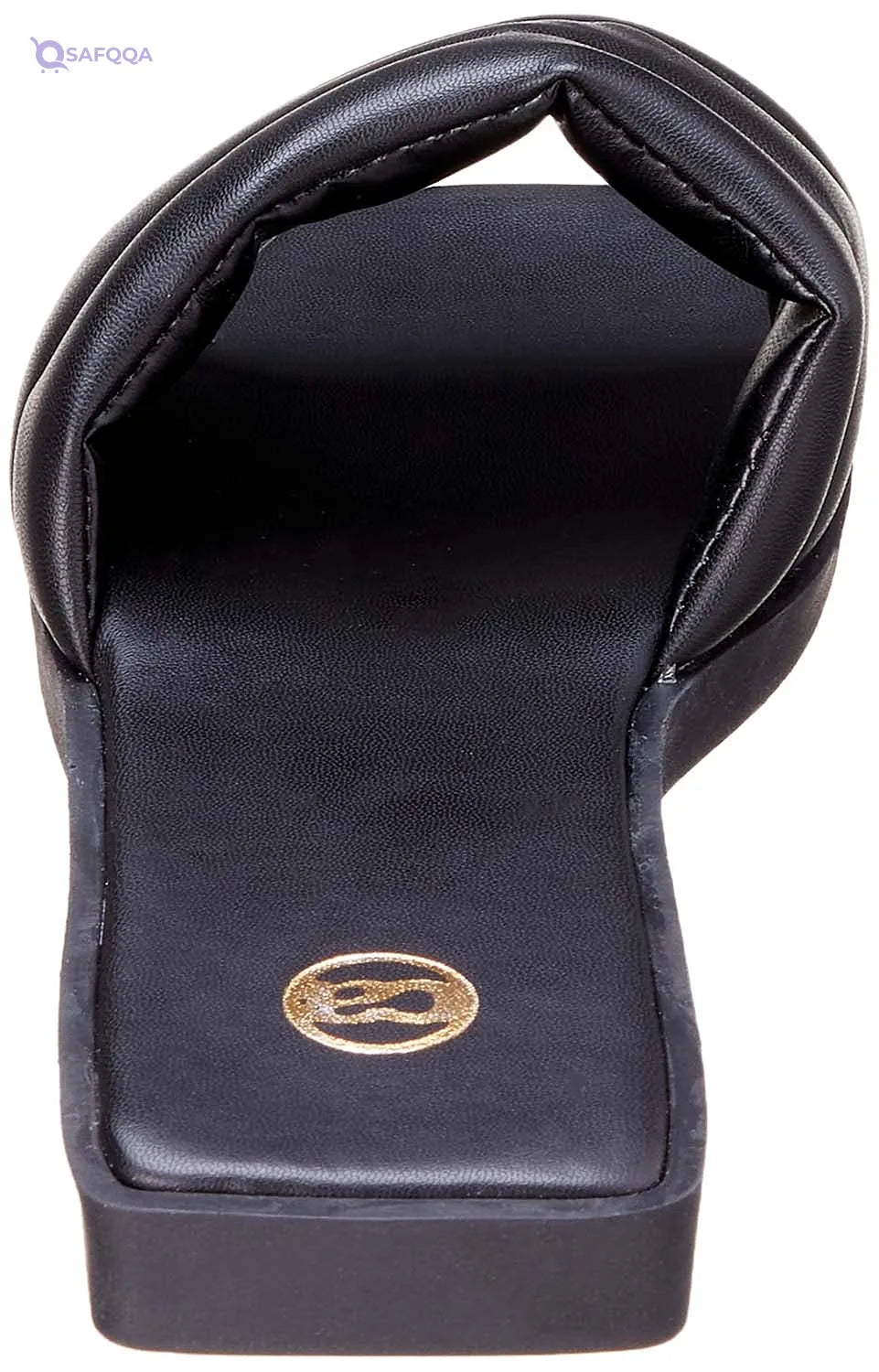 Club Aldo Slippers For Women ,Black Lightweight and flexible sole - Safqqa