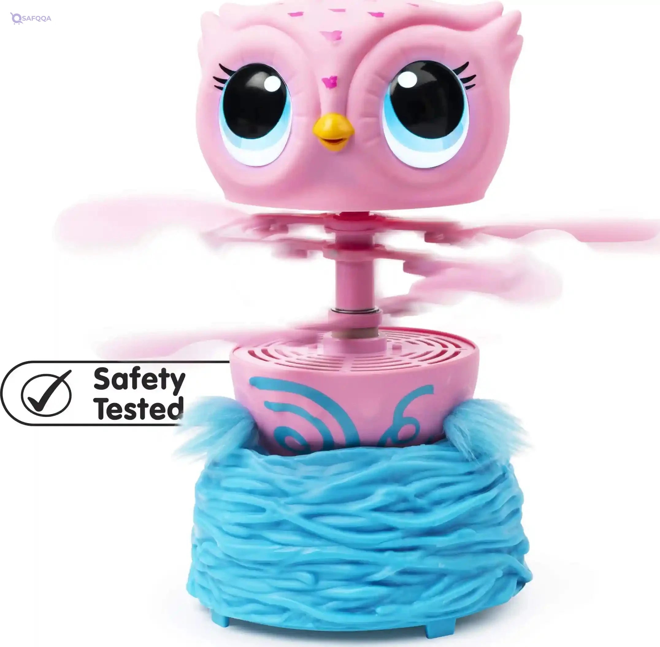 Owleez Flying Owl Toy - Pink Cranberry - Safqqa Egypt
