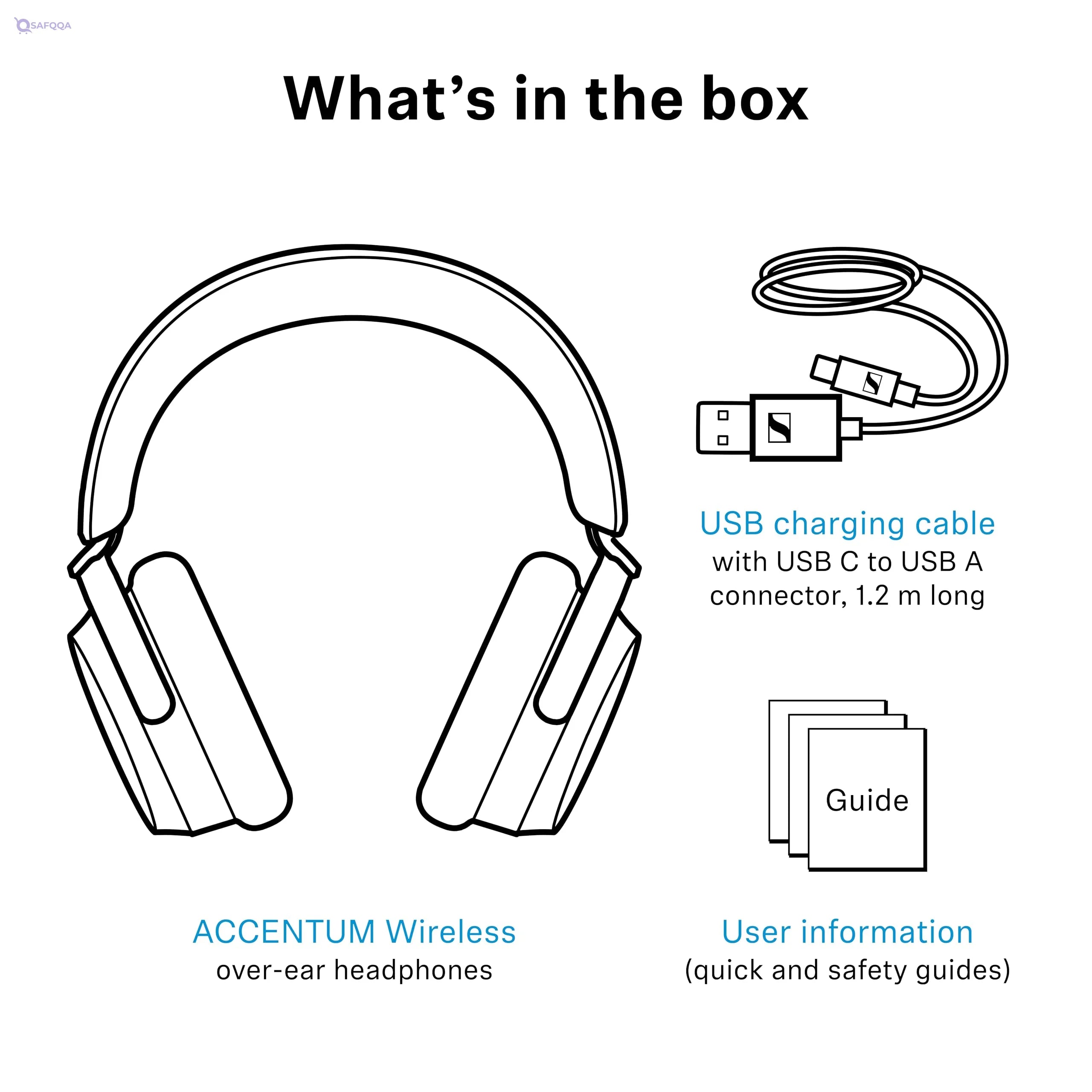 Sennheiser Accentum Wireless Bluetooth Headphones - Safqqa