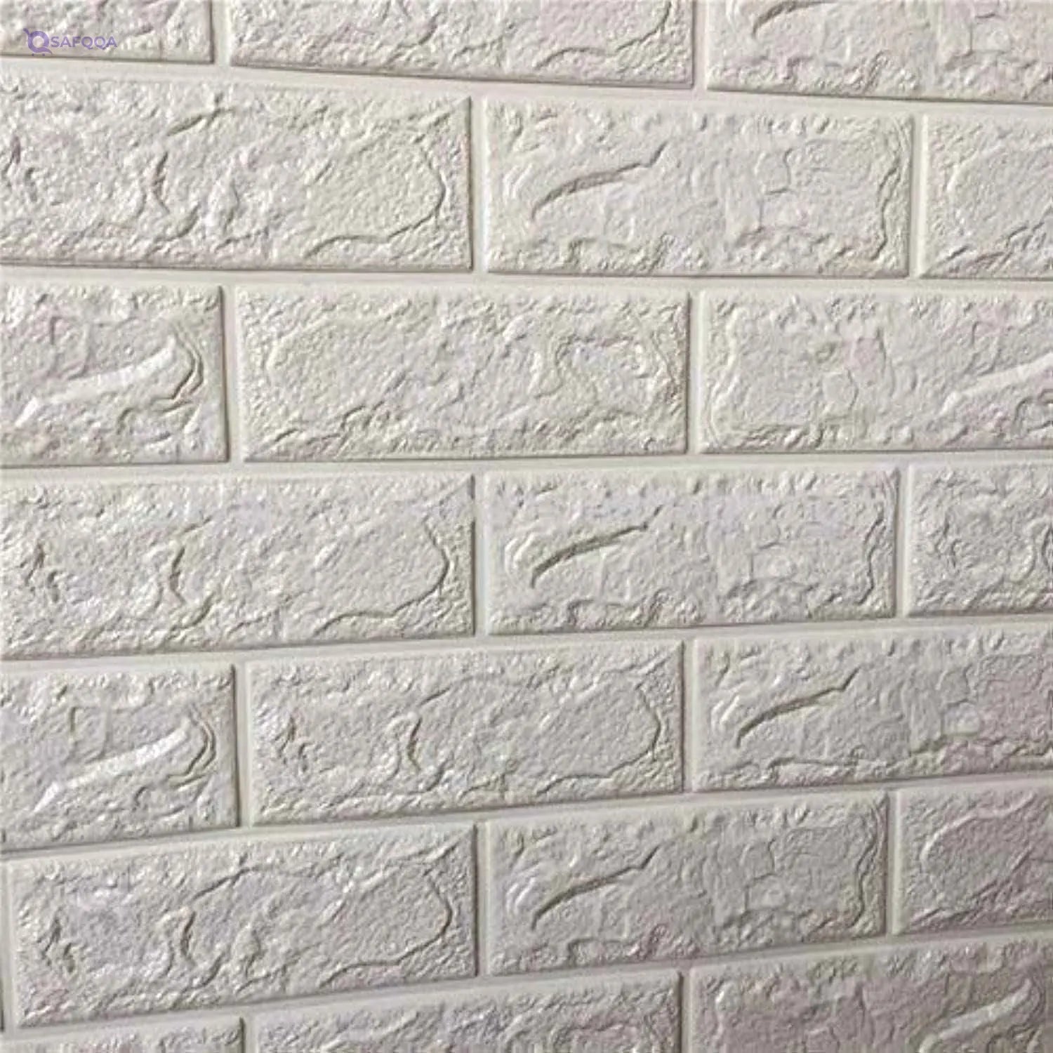 Dengyue Self-Adhesive 3D Brick Wall Sticker – Waterproof Foam Wall Panels for Home Decor, Easy Peel & Stick - Safqqa