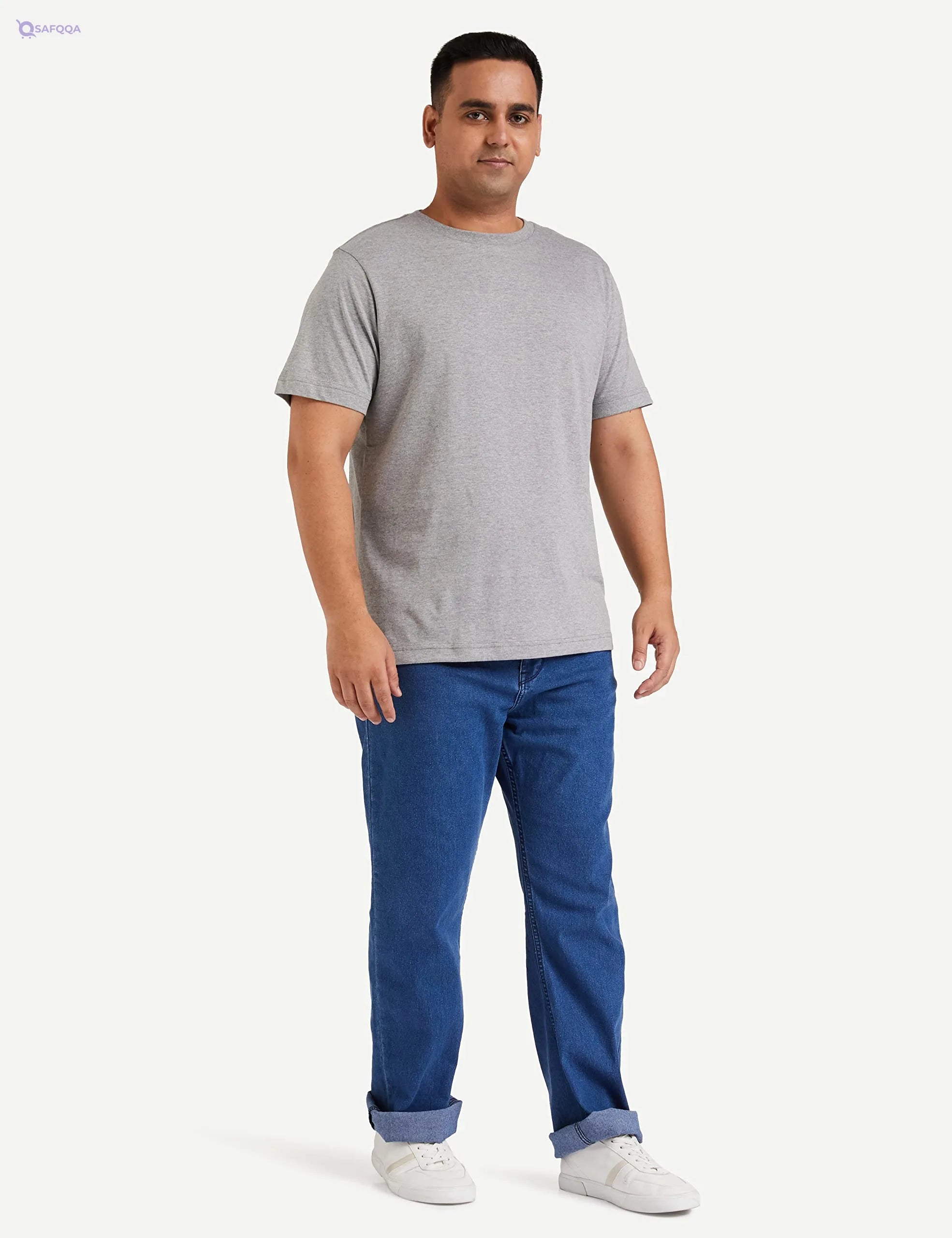 Symbol Men’s Regular Fit Plain T-Shirt - Safqqa