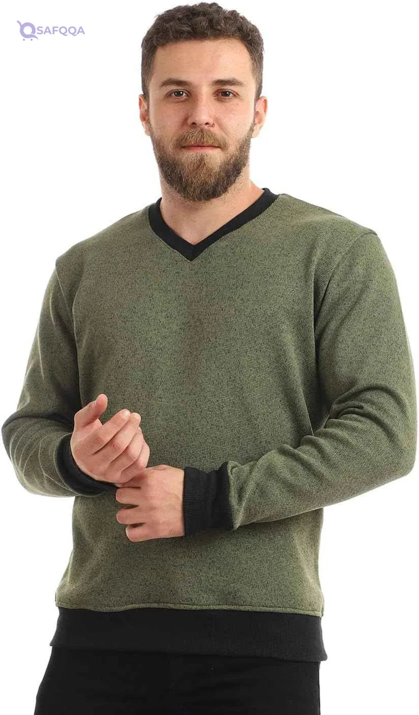 Offcliff Men's Crew Neck Long Sleeves Sweatshirt - Safqqa Egypt