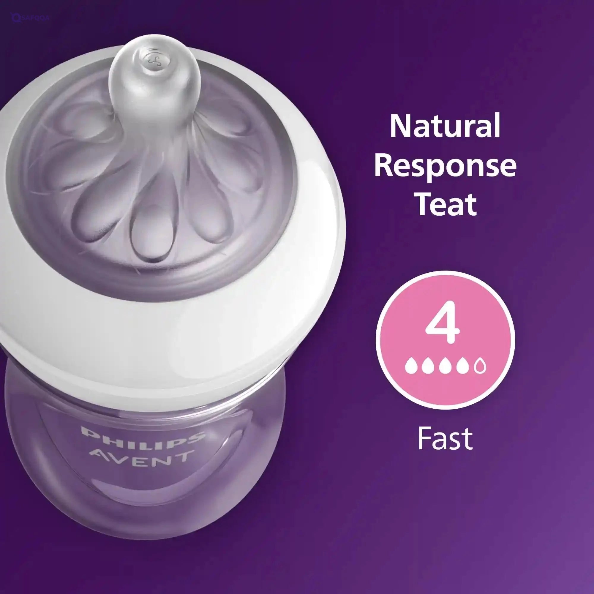 AVENT Bottle Feeding For Baby -  3m 330ml 2pcs - Safqqa