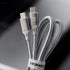 Momax Dc19 Go Link Usb-C To Usb-C Cable [100W] 20V/5A Power Delivery 3.0 Fast Charge Nylon Braided With Built-In E-Marker (1.2M) – Silver - Safqqa