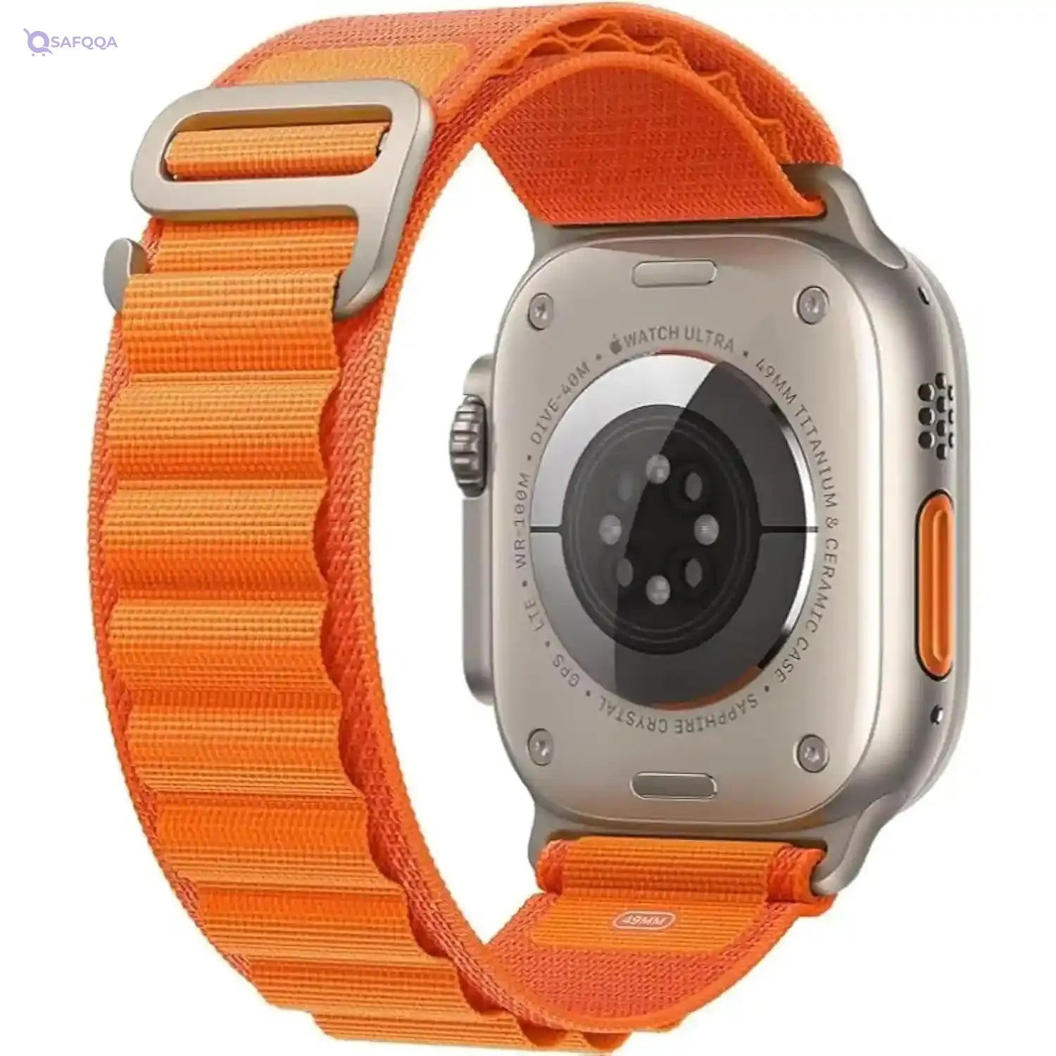 Generic Compatible with Apple Watch Band Series Ultra 8 7 6 5 4 3 2 1 SE 49mm 45mm 44mm 42mm Women Men, Nylon Sport Loop Replacement Strap for iWatch - Safqqa Egypt