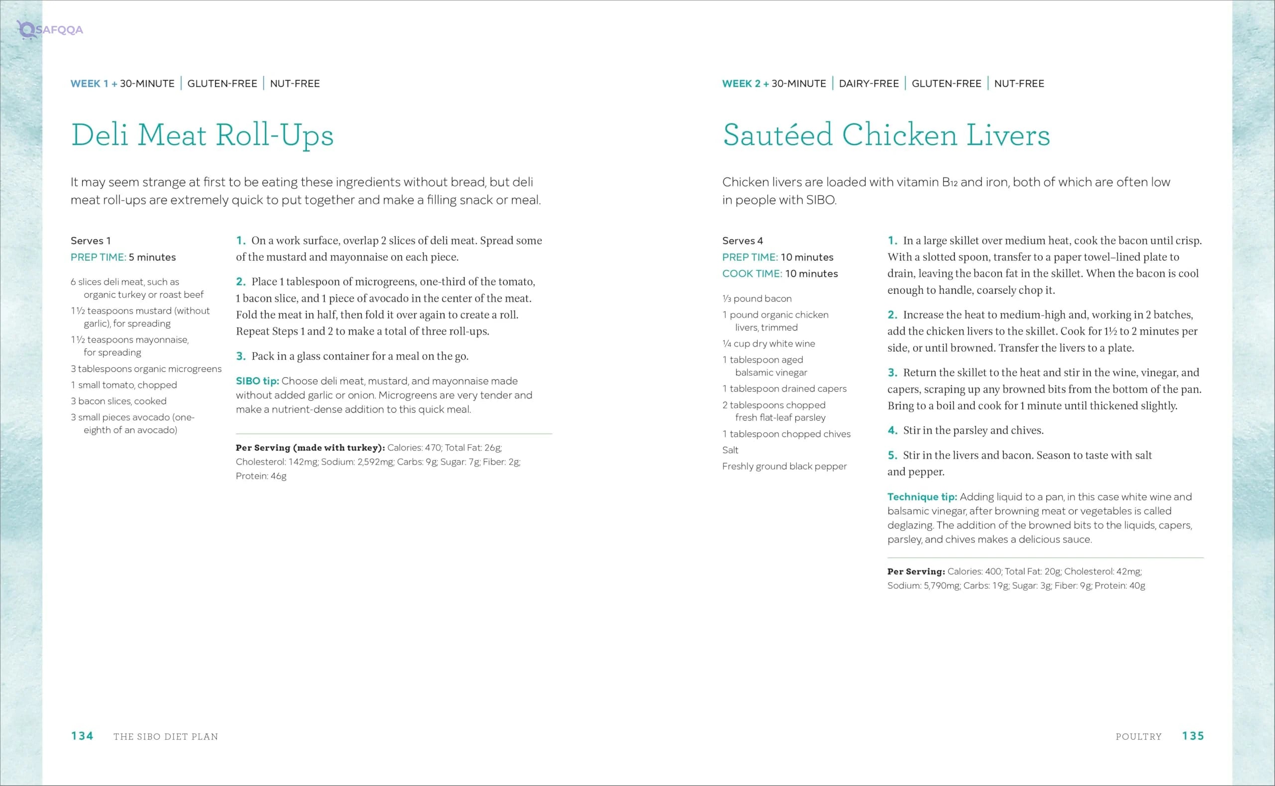 The SIBO Diet Plan: Four Weeks to Relieve Symptoms and Manage SIBO - Safqqa