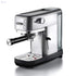 Ariete 1380 Metal Slim Barista Espresso Coffee Maker Machine & Milk Frother for Powder or Pods, 15 Bar Pressure & Cup Warmer, Stainless Steel (by Delonghi Group) - Safqqa