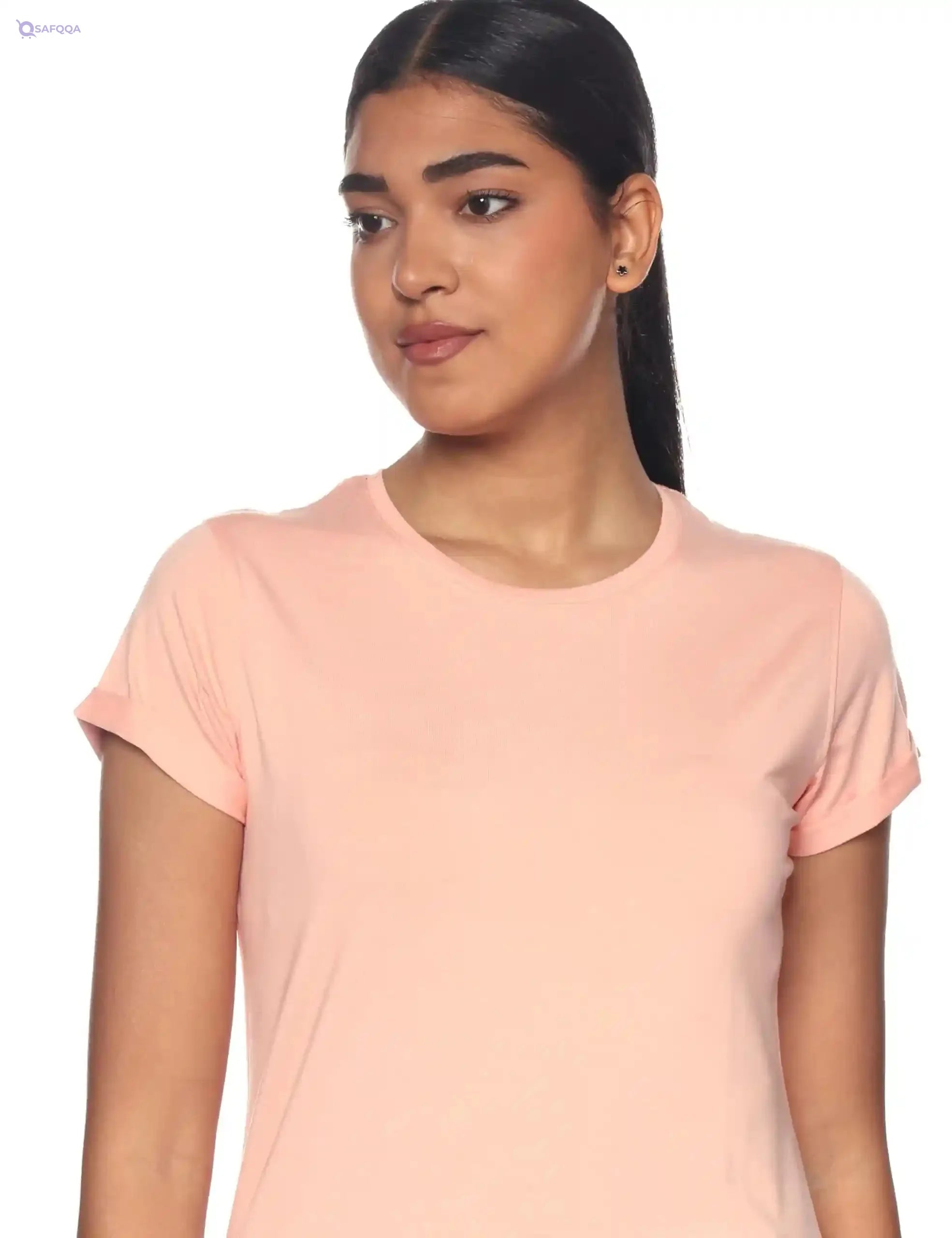 MAG'S Crewneck Half Sleeves T-Shirt for Women - Safqqa Egypt