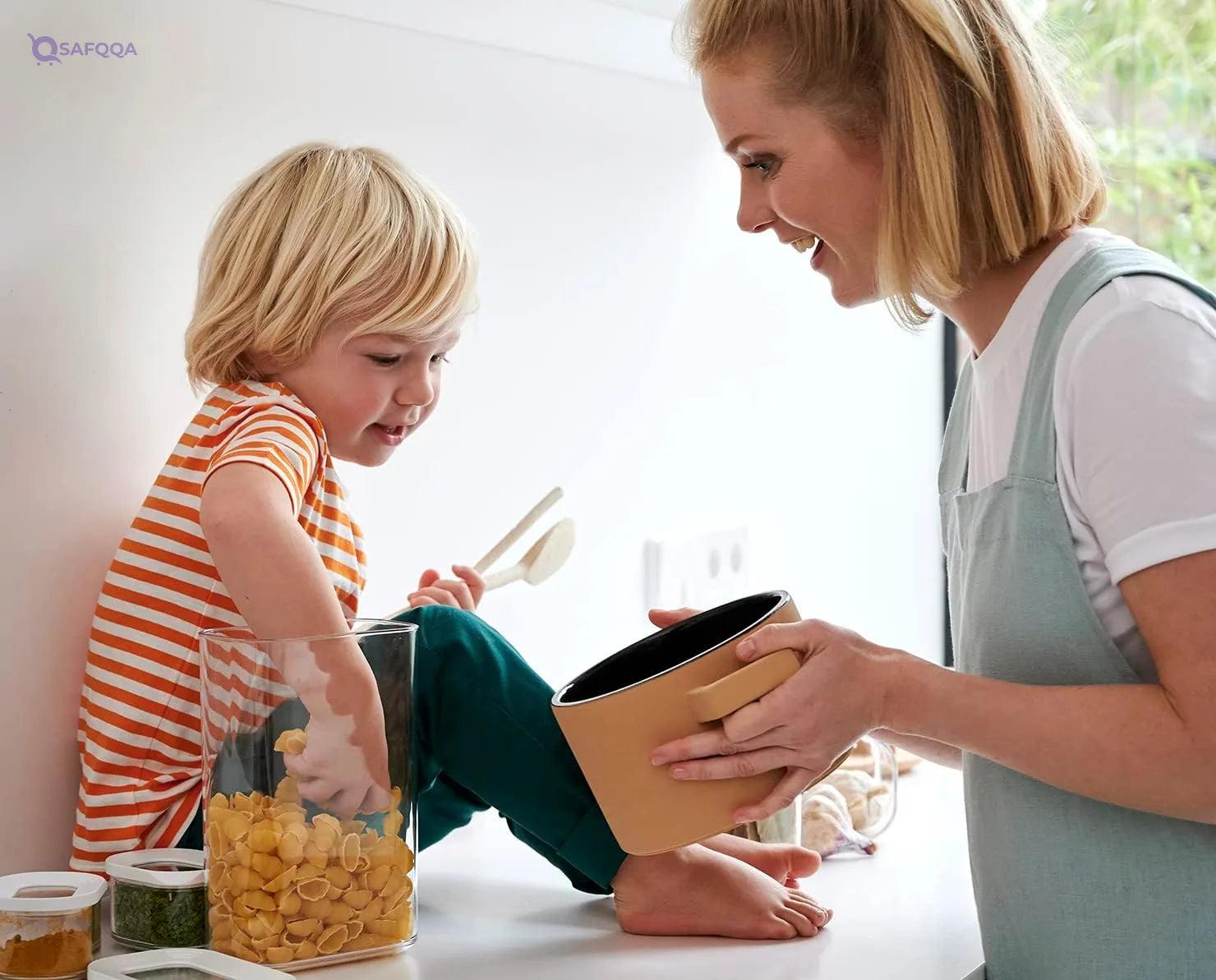 Mepal Food Storage Box ,1 liter Made from durable and safe plastic - Safqqa